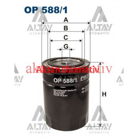 YAĞ FİLTRESİ PICKUP D-21 / D22 / VANETTE / TERRANO 87-05 TD27 / B-2500 06= / RANGER  99-06 2.5TI